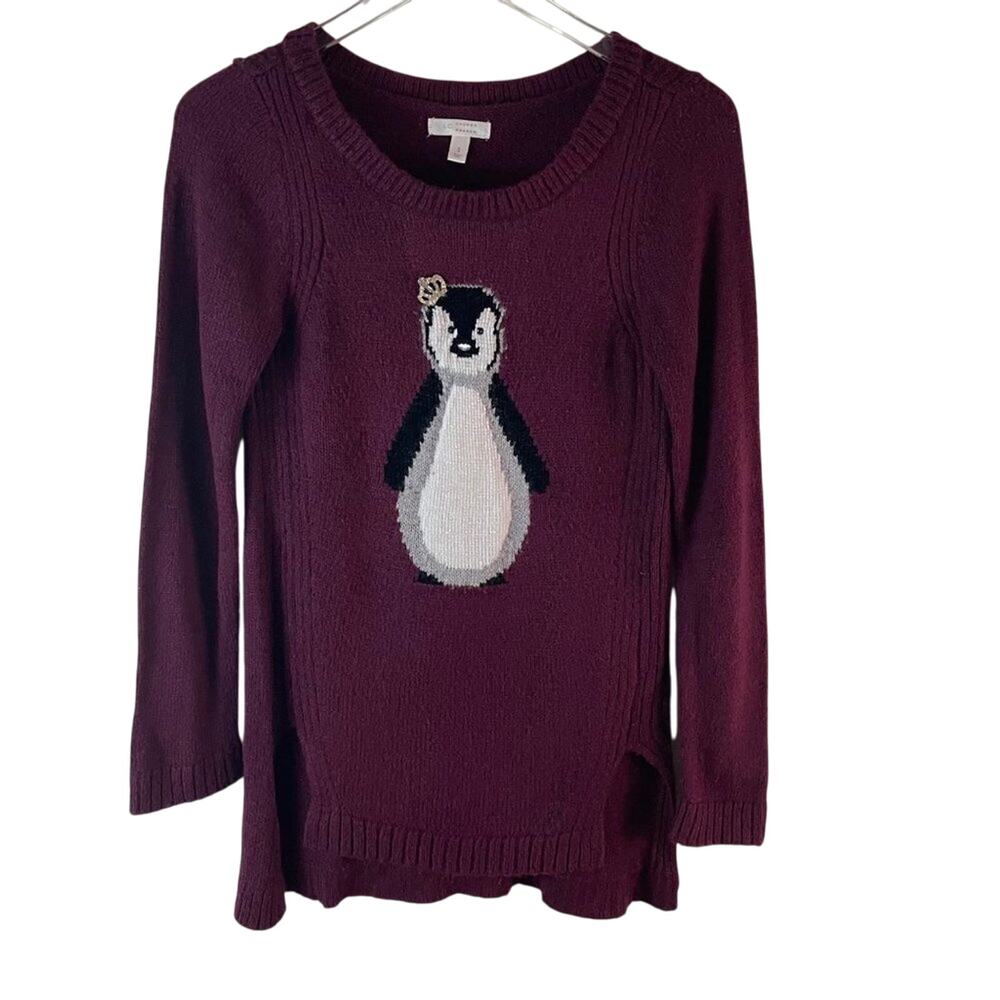 LC Lauren Conrad Princess Penguin Sweater Size Small